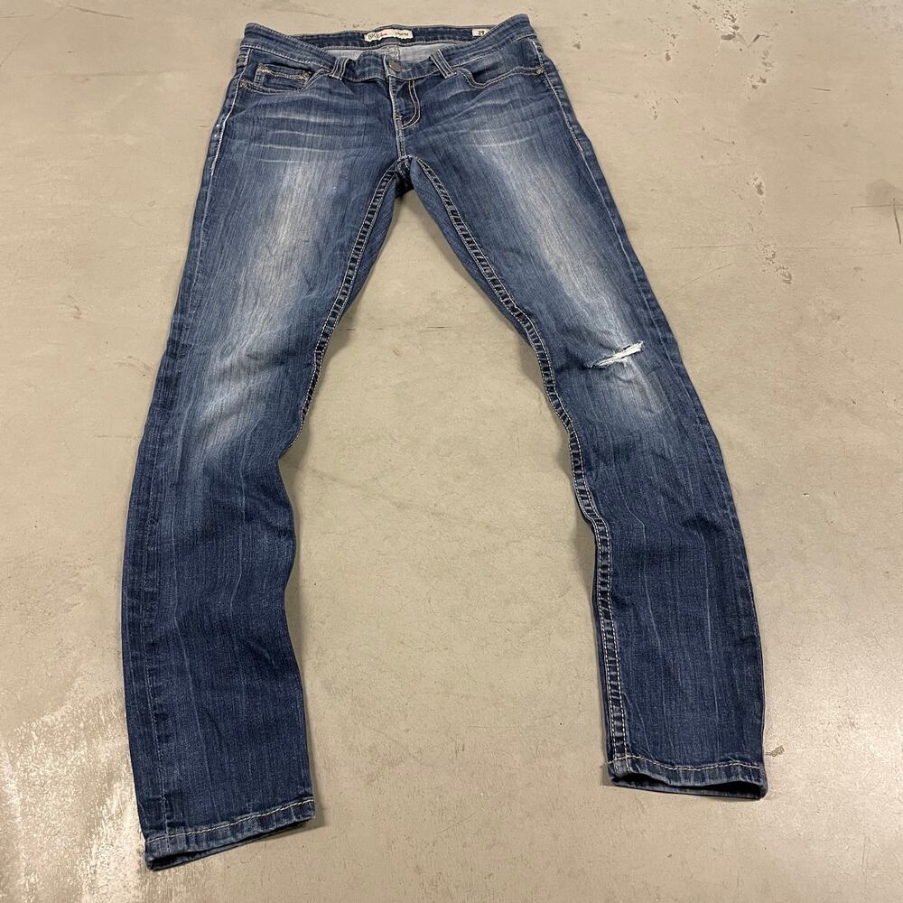 y2k bke low rise western Sabrina skinny jeans 29x32